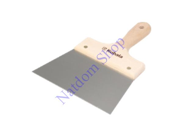 Kubala Rozsdamentes acél spatula gipszhez, bükkfa nyéllel. 100 mm Kubala Rozsdamentes acél spatula gipszhez, bükkfa nyéllel. 100 mm