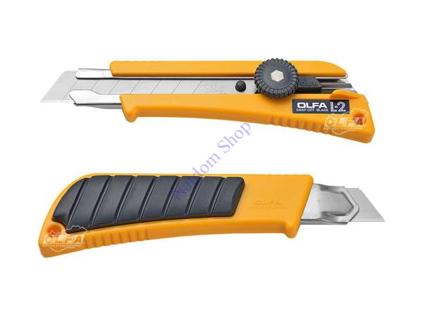 Olfa L-2 18 mm-es standard kés – Gumibetétes markolattal Olfa L-2 18 mm-es standard kés – Gumibetétes markolattal