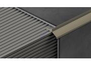 Vízvető teraszprofil, alu 2,5 m